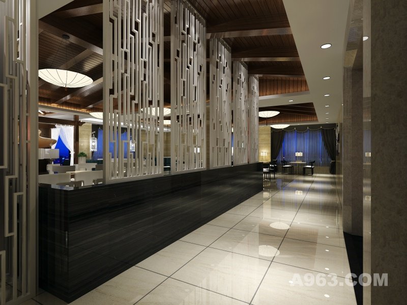 餐饮空间设计作品---四川大学锦江学院教师咖啡厅修改设计方案