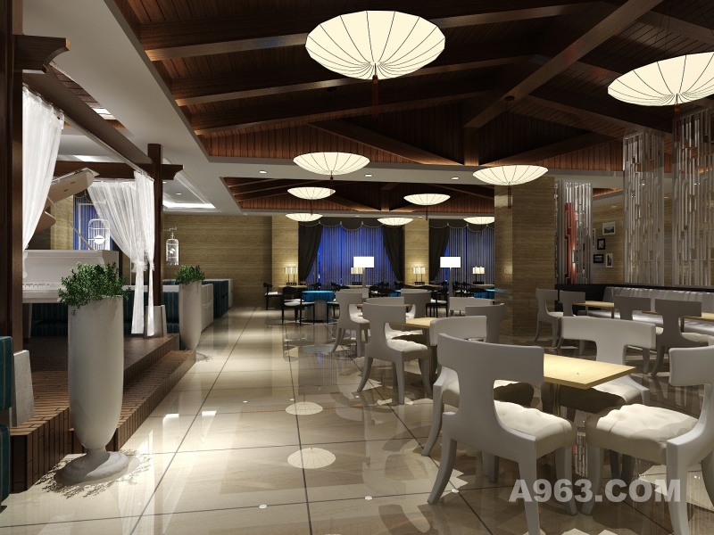 四川大学锦江学院教师咖啡厅修改设计方案4

