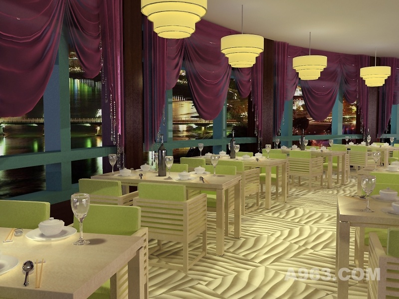 餐厅设计
现代与古典风格的混搭设计