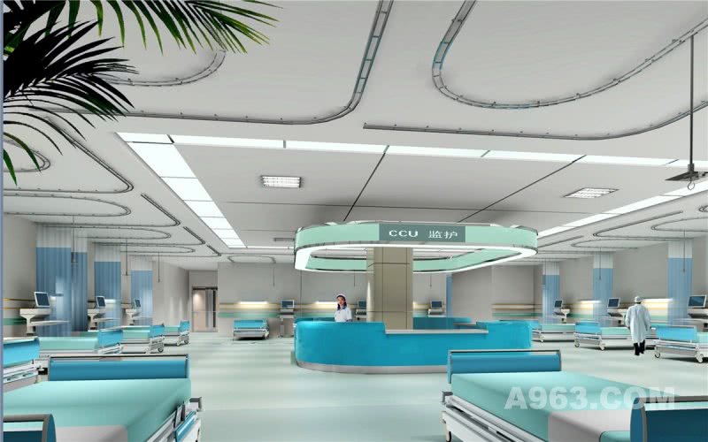 西安交大医院室内设计效果图