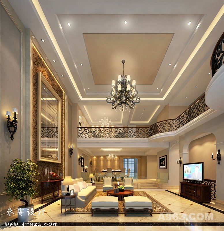 深圳圣莫里斯-别墅豪宅-欧式新古典风格设计方案
