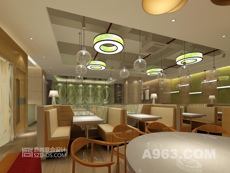 餐厅二楼设计
深圳源生态餐厅室内装修设计效果图赏析