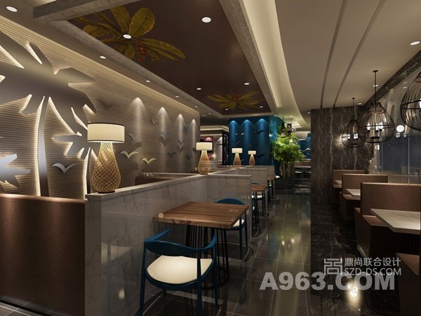 深圳餐厅装修设计-深圳四季椰林餐厅设计　
