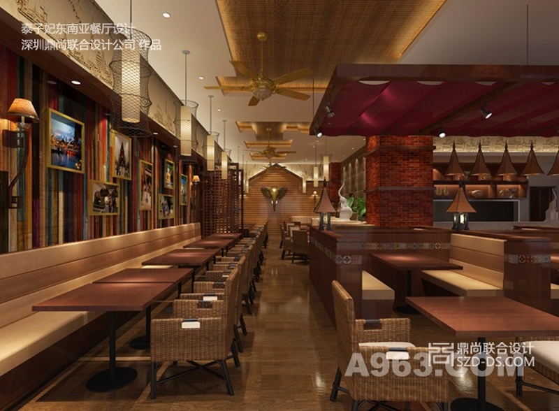 餐厅室内设计2
东南亚连锁餐厅设计