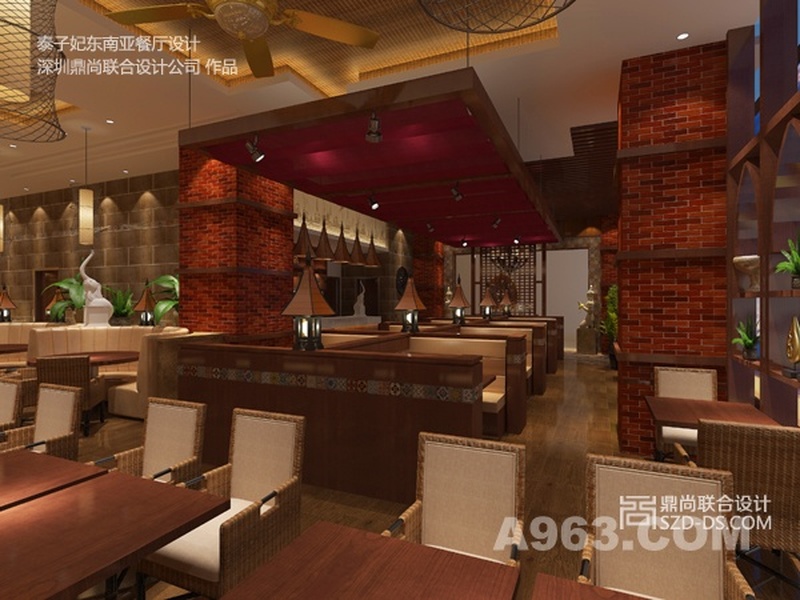 餐厅室内设计1
东南亚连锁餐厅设计