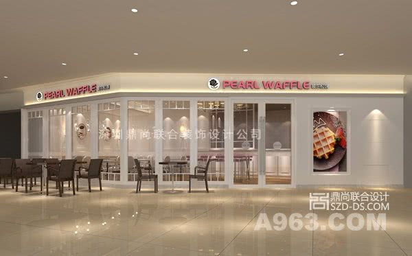 苏州玻尔松饼连锁餐厅设计案例(星座店)