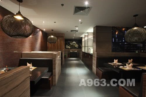 武汉大渔铁板烧花园道店餐厅设计实景案例赏析