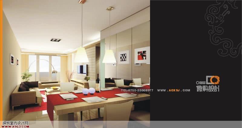 深圳越众盛景国际样板房室内装饰设计