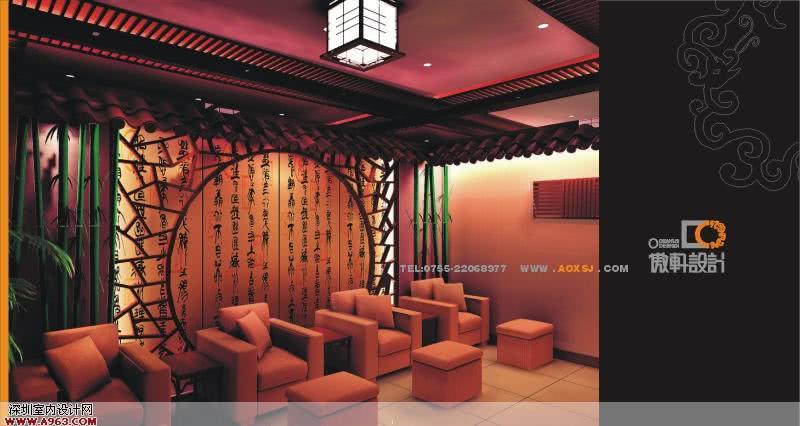 深圳美世纪休闲娱乐中心-足浴包房室内装饰装修设计