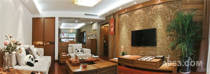博文家园公寓户型装修现代风格完工案例实景展示，上海腾龙别墅设计！