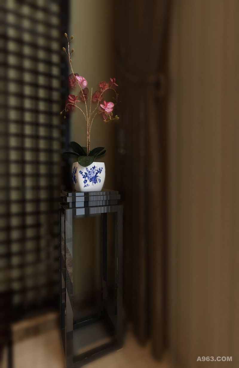 客厅青花瓷花瓶