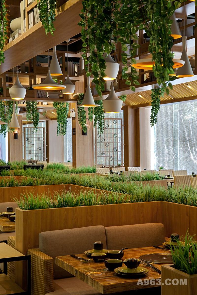 【朗昇国际商业设计】锦园四季椰子鸡餐厅设计