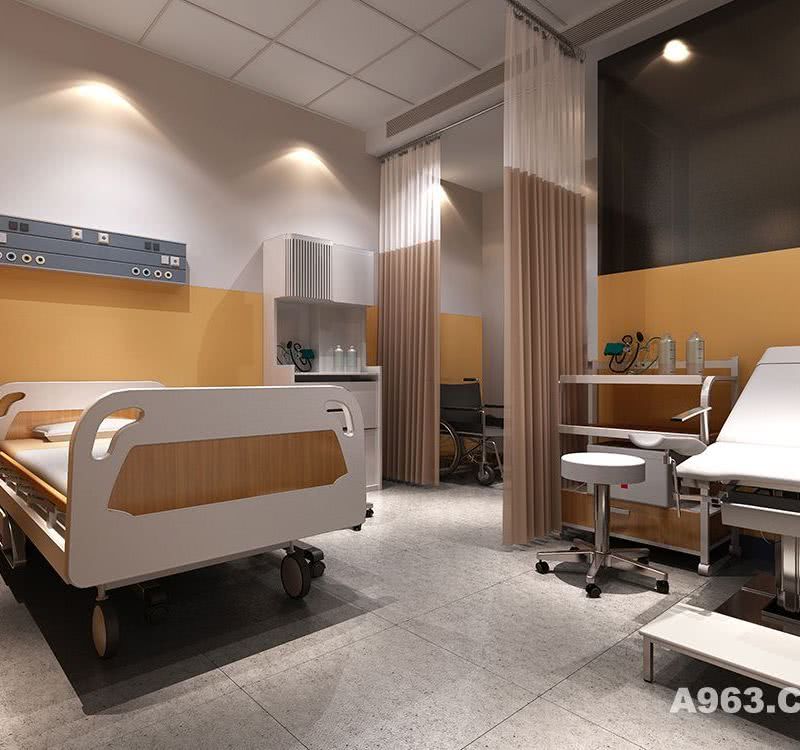 粒米空间现代医院病房装饰设计