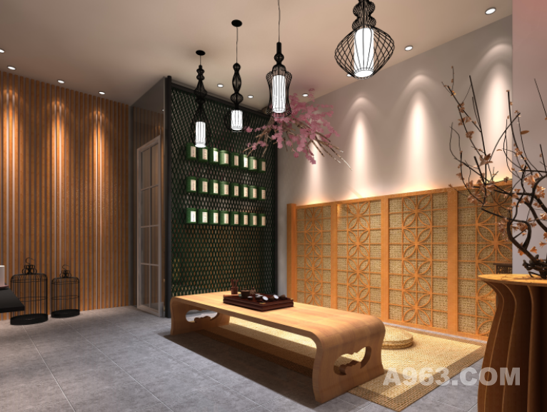 珠海粒米空间茶庄茶室主题空间装饰设计