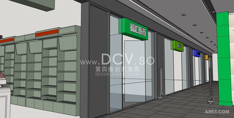 西安-泾阳福汇德林购物中心及商场超市设计