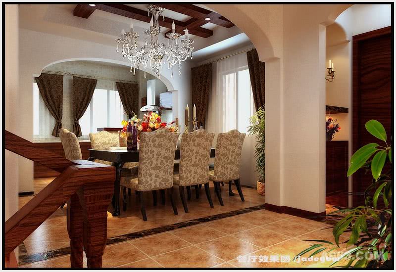 顺驰兰郡别墅户型装修欧美风格设计方案展示，上海腾龙别墅设计