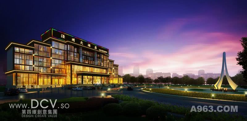 西安建筑外立面设计-甘肃泾州商务酒店