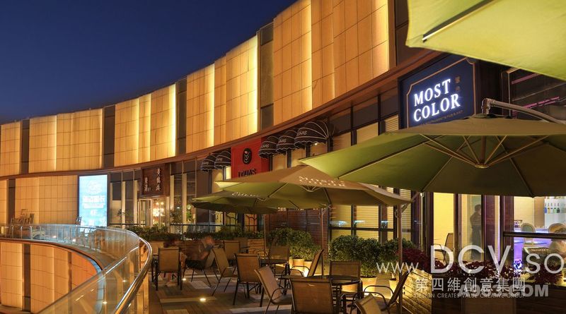 西安最知名的美食餐厅设计-MOST COLOR繁色音乐酒吧（金地广场店）
