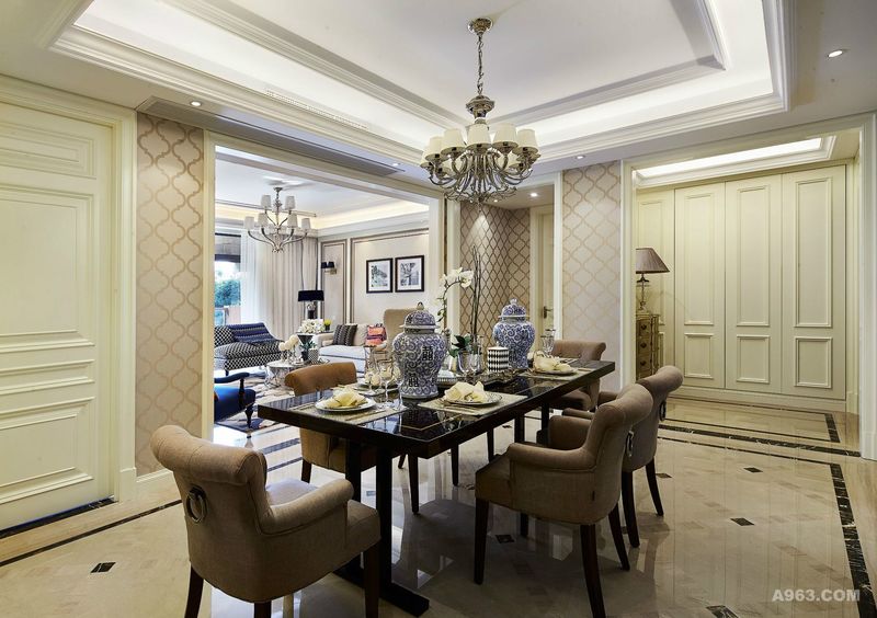 别墅装修欧式风格设计方案展示，上海腾龙别墅设计