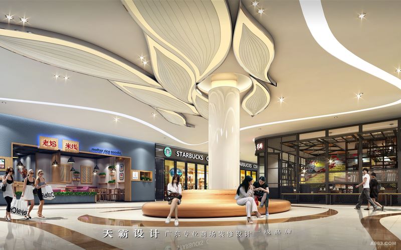广东天霸设计购物中心设计效果图装修设计方案欣赏2017年新图分享