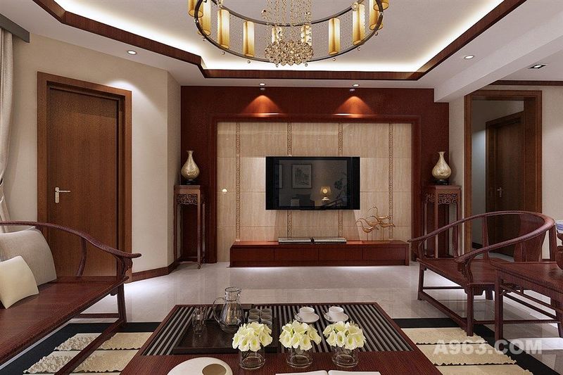 别墅装修中式风格设计方案，上海腾龙别墅设计