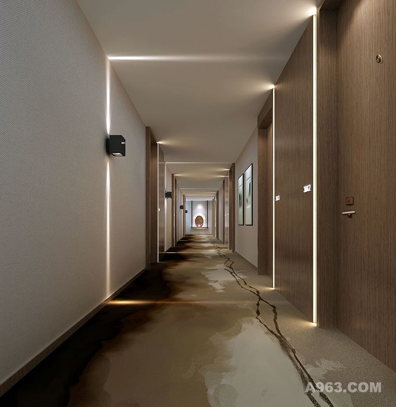 濮阳商务酒店走廊