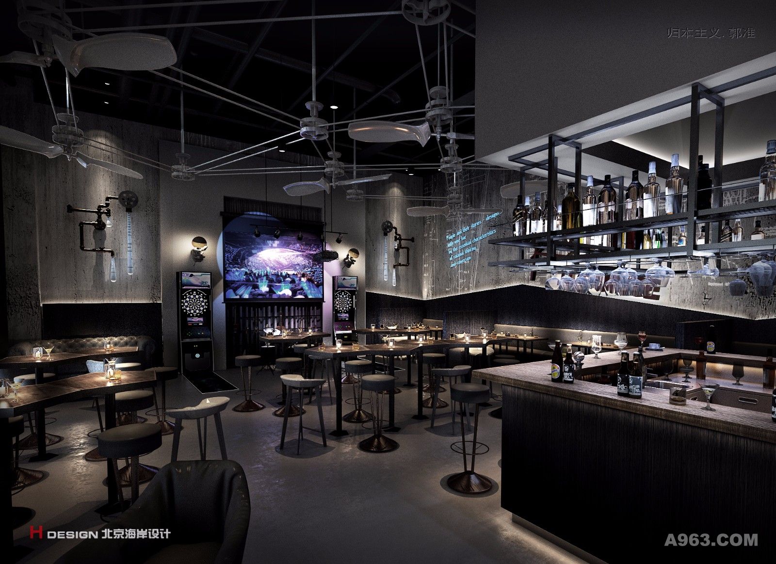 山东红树林度假世界H·Lounge酒吧设计案例