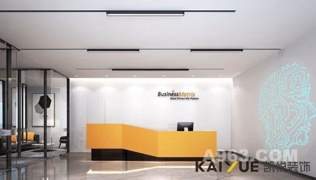 广州安正软件天河新办公室设计装修-时尚感