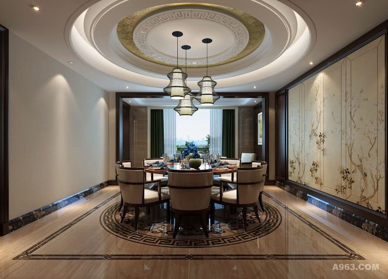 仁恒滨江复式户型装修现代风格设计，上海腾龙别墅设计作品