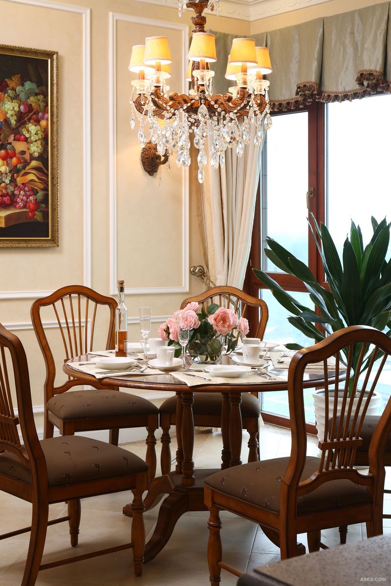 西山华府餐桌设计来自创视界品牌装饰设计网