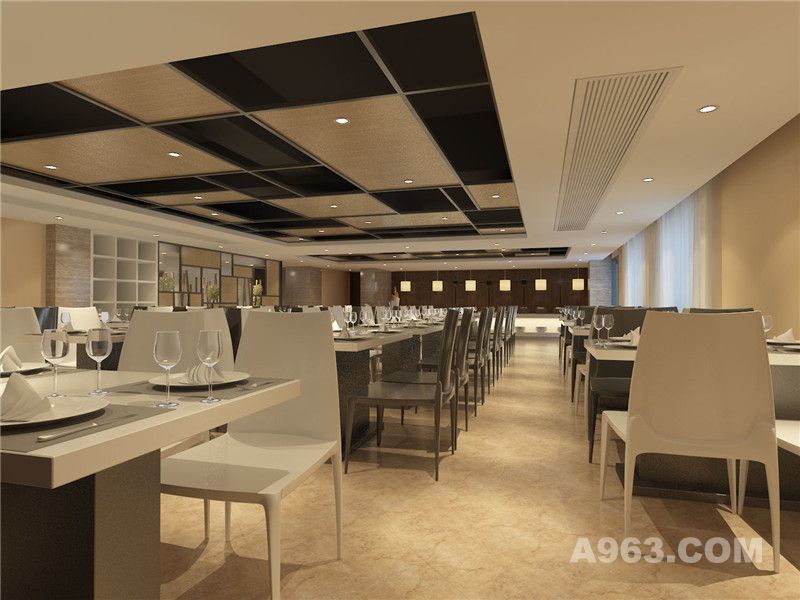 广东省国土资源测绘院员工餐厅设计餐厅空间设计效果图