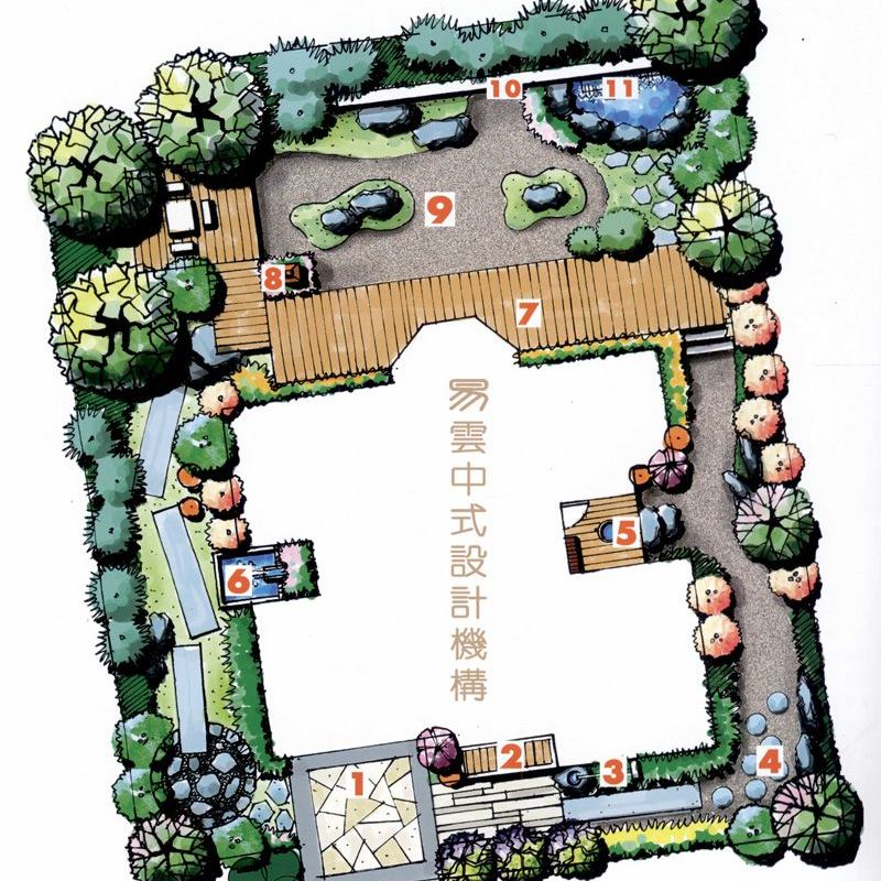 上海中式别墅庭院