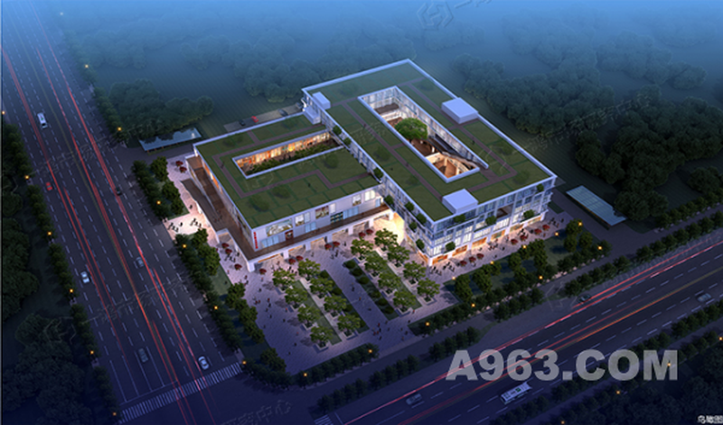 山东临沂农贸市场建筑设计—一鸿市场研究中心