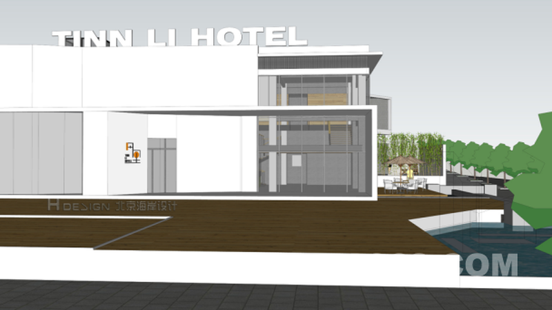田里酒店设计室内外建筑设计海岸设计出品