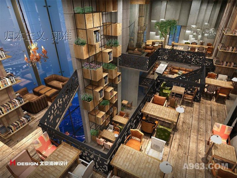 北京三里屯咖啡馆设计案例——海岸设计出品实景展示5