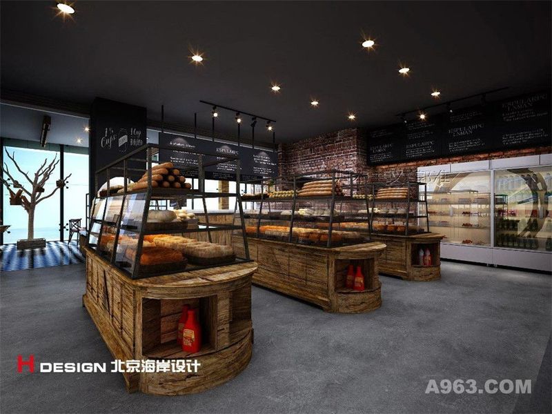 拉那巴米鄞州万达店咖啡馆设计室内设计案例—北京海岸出品—效果展示7