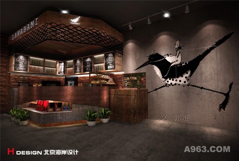 宁波拉那巴米银泰店咖啡馆室内设计案例——北京海岸设计——效果展示3