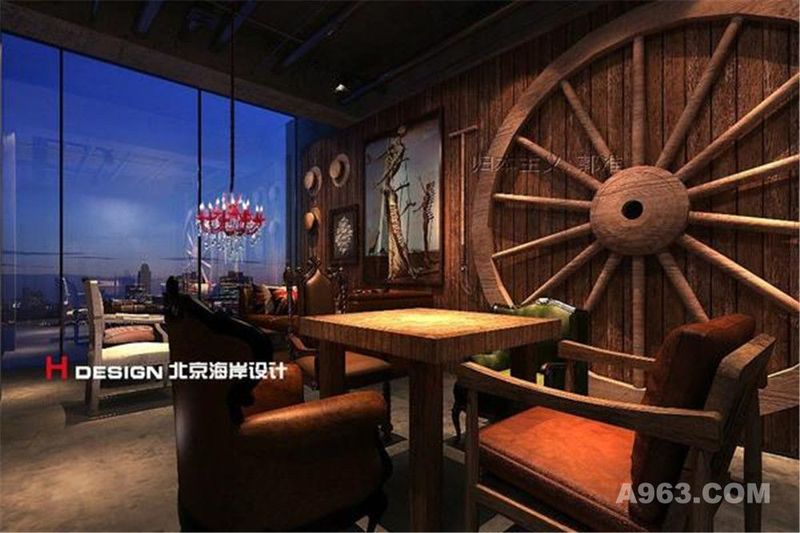 河南信阳淮滨漫咖啡餐饮设计案例—北京海岸设计—餐饮设计成品展示10
