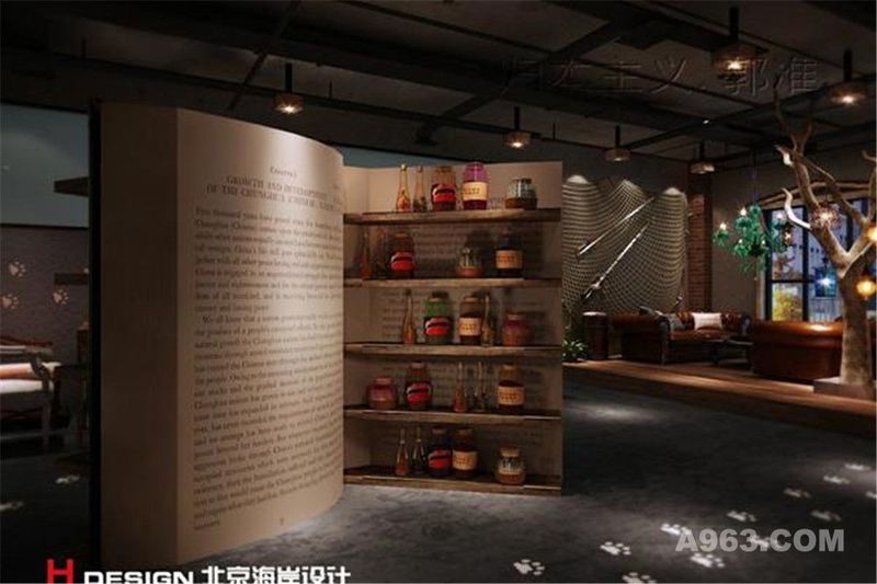 河南郑州漫猫咖啡餐饮设计案例—北京海岸设计—咖啡餐饮设计实际效果展示3