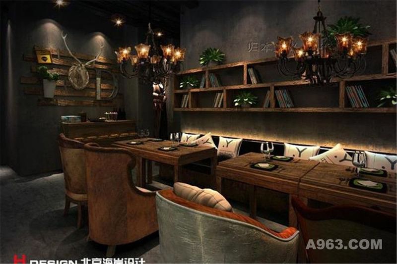 河北秦皇岛缘起咖啡餐饮设计案例—北京海岸设计—成品展示效果8