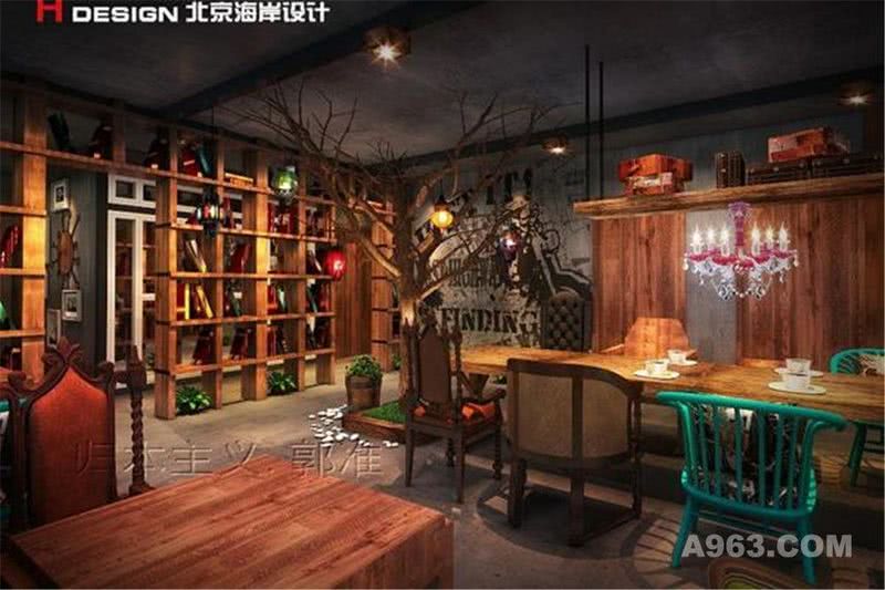 海南三亚咖啡之翼餐饮设计案例—北京海岸设计—成品效果展示案例图片2