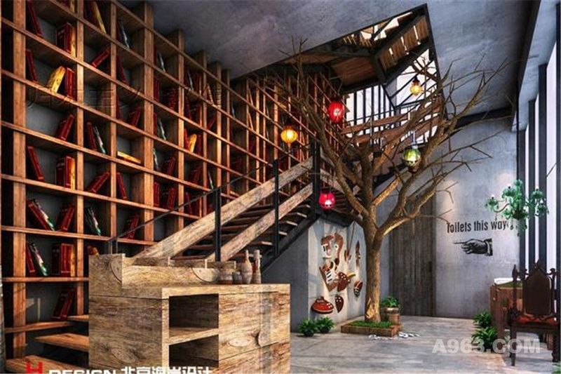 海南三亚咖啡之翼餐饮设计案例—北京海岸设计—成品效果展示案例图片4