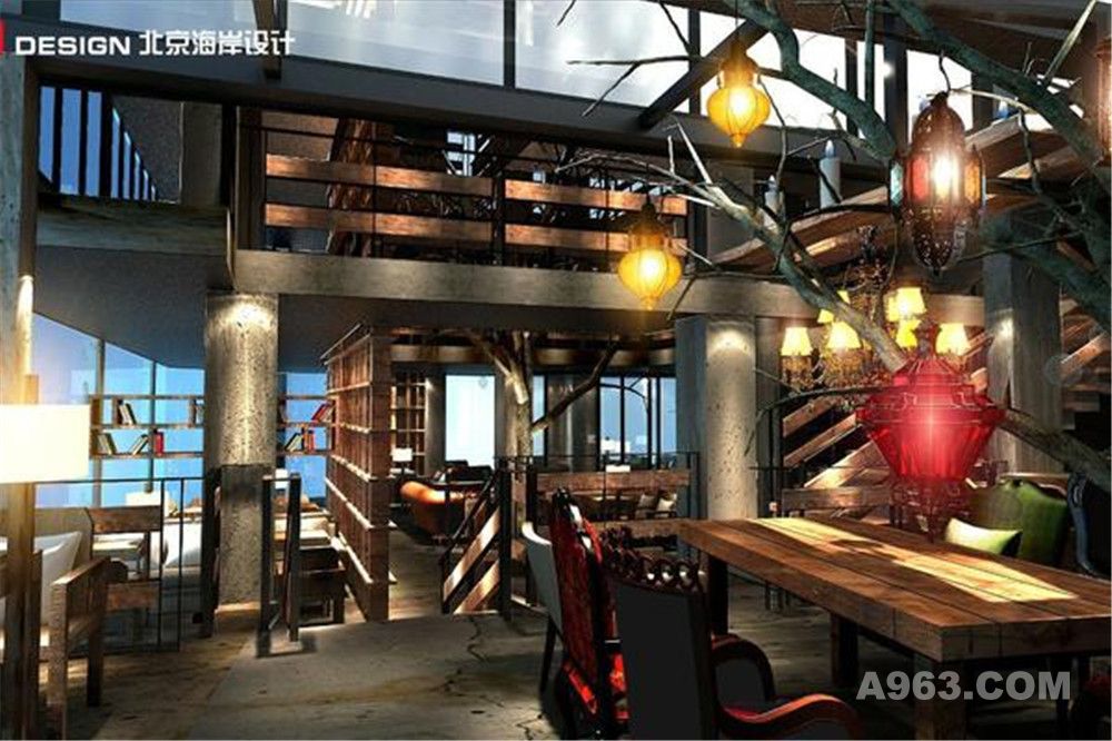 海南海口sen coffee餐饮设计案例—北京海岸设计—室内实体效果展示1