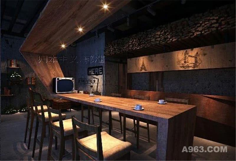 广西南宁星卡普咖啡餐饮设计案例—北京海岸设计—成品效果展示7