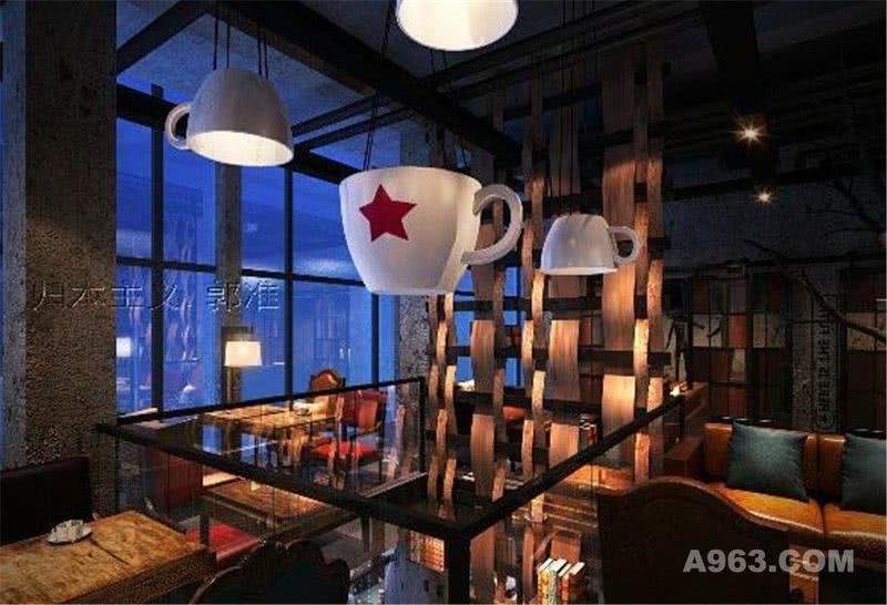 广西南宁星卡普咖啡餐饮设计案例—北京海岸设计—成品效果展示10