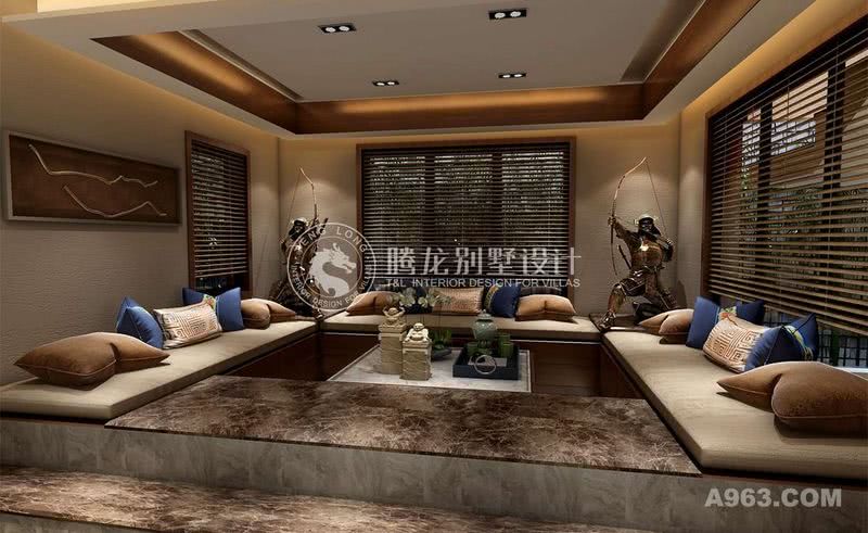 宝华栎庭580平独栋别墅装修现代风格设计方案展示，上海腾龙别墅设计师端木正昇作品，欢迎品鉴