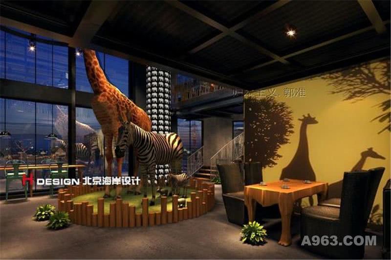 北京动物园咖啡望京店设计案例—北京海岸设计—成品展示