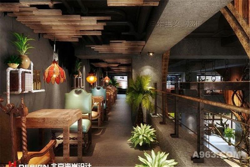 北京咖啡陪你凯泰店设计案例—北京海岸设计成品效果图