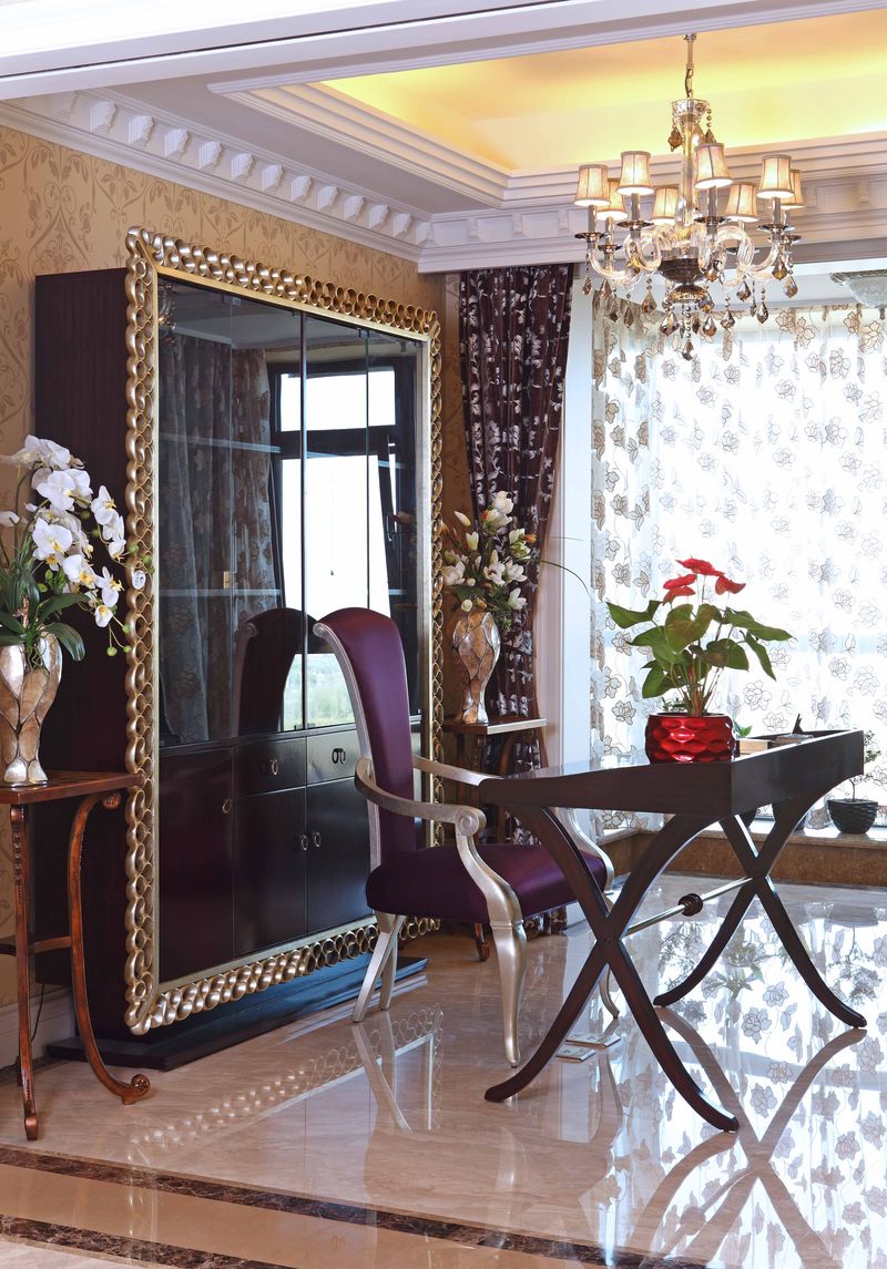 230平私宅装饰设计欧式古典风格设计之客厅设计