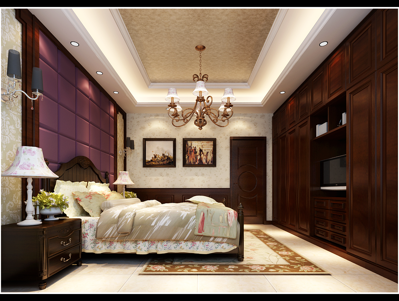 典雅的卧室,透出低调的奢华